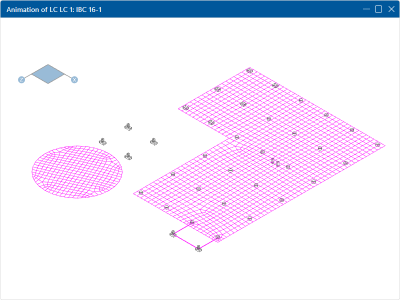 Animation of model opened in a new panel